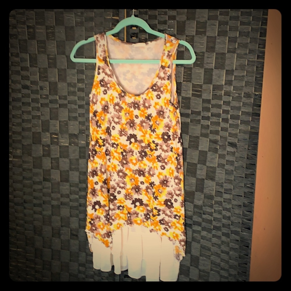 Asymmetrical Petite flute dress